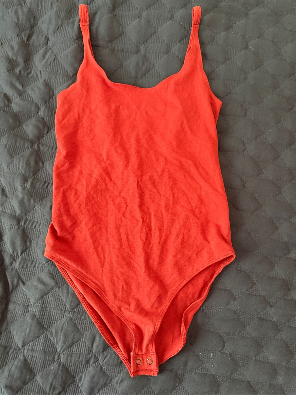 Express Rust Orange Women's Tank Bodysuit